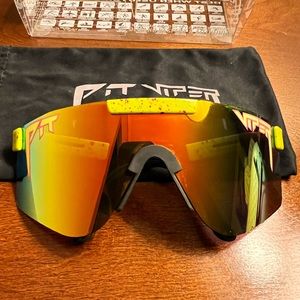 Pit Viper Double Wides Sunglasses Yellow